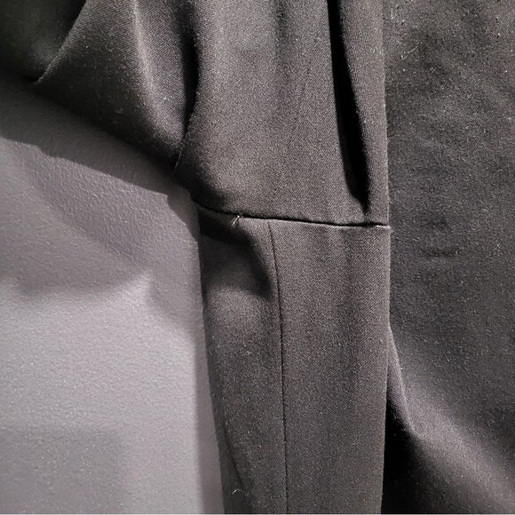 Express Black Trousers with Structured Fabric and Full Length - Picture 2 of 9